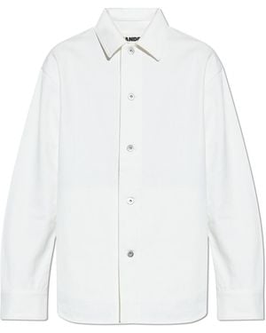 Jil Sander Denim Jacket - White