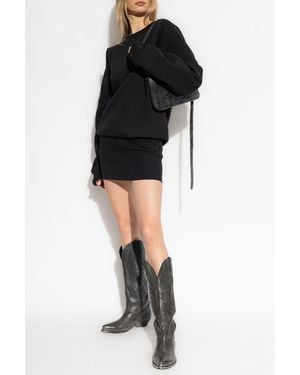 DSquared² Dress With Logo - Black