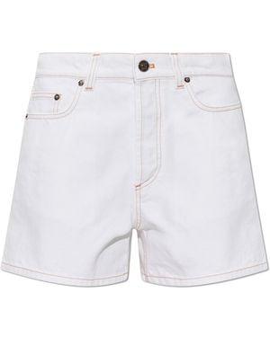 Versace Denim Shorts - White