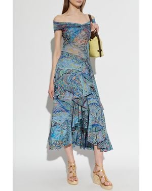 Etro Used With Decorative Draping - Blue