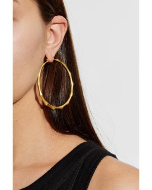 AllSaints Round Earrings - Black