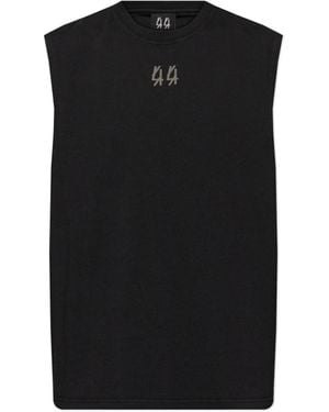 44 Label Group Sleeveless T-Shirt - Black