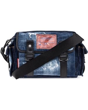 DSquared² 'Five Pockets' Shoulder Bag - Blue