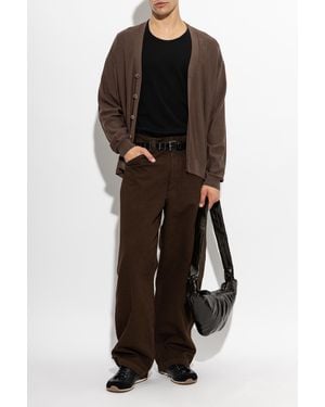 Lemaire V-Neck Cardigan - Black