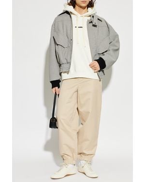 Jil Sander Pants With Cuffs - Natural