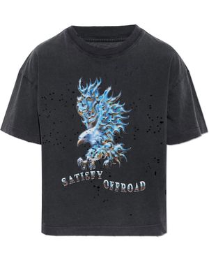 Satisfy T-Shirt 'Mothtech' - Black
