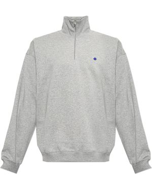 Jil Sander Stand Collar Sweatshirt - Grey