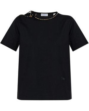 Burberry T-Shirt 'Frankie' - Black