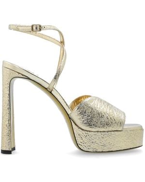Jimmy Choo 'Karli' Platform Sandals - Metallic