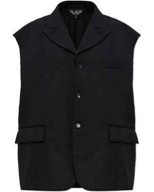 Comme des Garçons Wool Vest - Black