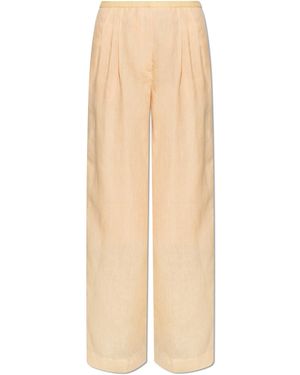 forte_forte Linen Trousers - White