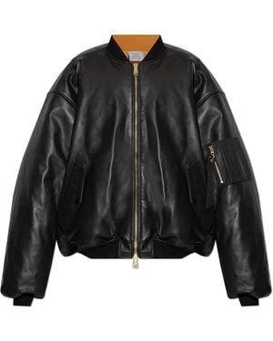 Vetements Leather Jacket - Black