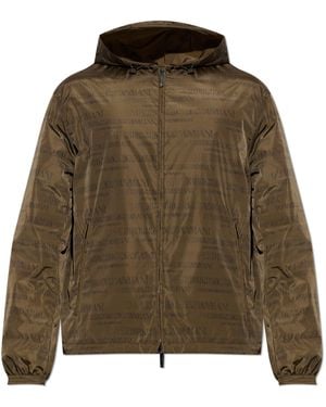 Emporio Armani Reversible Hooded Jacket - Green