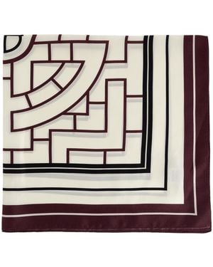 Anine Bing Silk Scarf "York" - Black