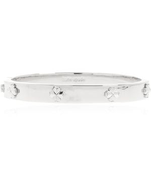 Kate Spade Bracelet With Embossed Logo - Metallic