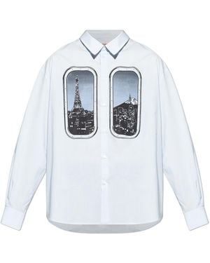 KENZO Printed Shirt - White