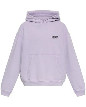 American Vintage Hoodie - Purple