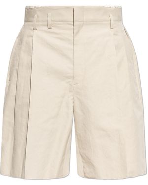 Maison Margiela Shorts With Pockets - Natural