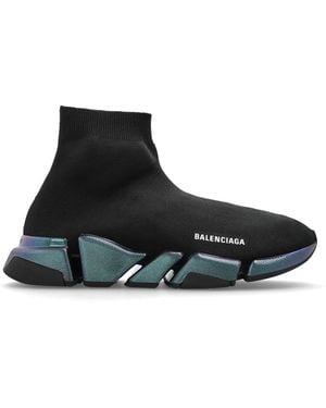 Balenciaga Shoes With Sock 'Speed 2.0' - Black