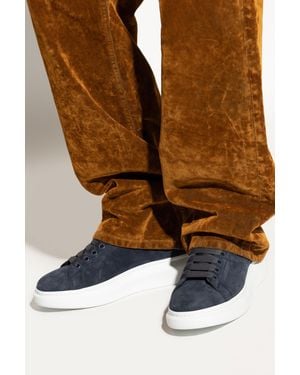 McQueen Sports Shoes With Logo - Brown