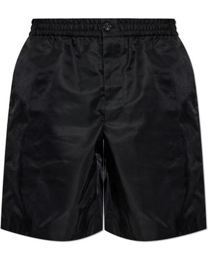 Ami Paris Shorts With Pockets - Black