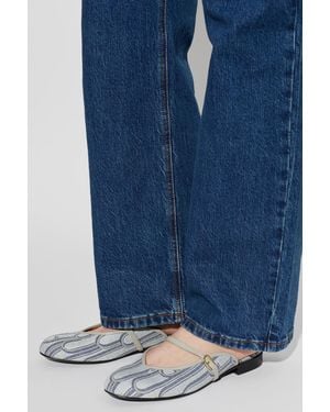 Furla "Etoile" Slides - Blue