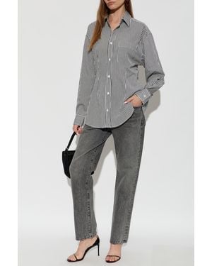 Agolde 'Cinch' Shirt - Gray