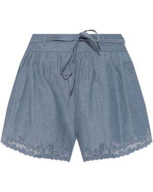 Ulla Johnson "Elowen" Shorts - Blue