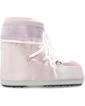 Moon Boot Snow Boots 'Icon Low Pearly' - Pink