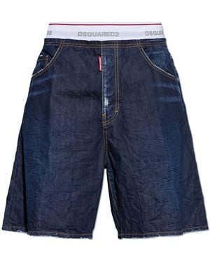 DSquared² Denim Shorts - Blue