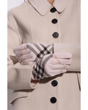 Burberry Cashmere Gloves - Natural