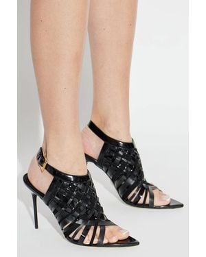 Balmain Heeled Sandals - Black