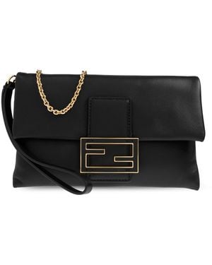 Fendi Clutch Bag 'Mamma Baguette' - Black