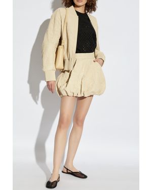 Munthe Leather Jacket 'Ferril' - Natural