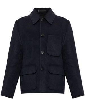 Paul Smith Jacket With Pockets - Blue