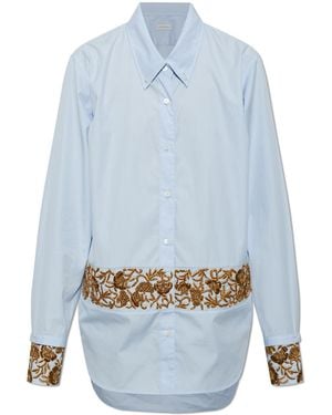Dries Van Noten 'Cheers' Shirt - Blue