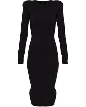DSquared² Dress With Sewn-In Shoulder Pads - Black
