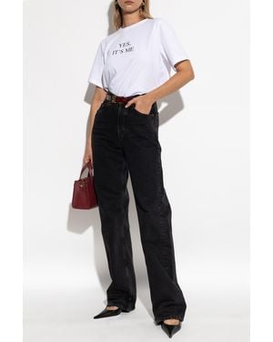 Victoria Beckham T-Shirt With Print - White
