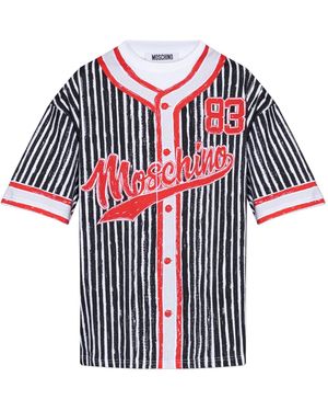 Moschino T-Shirt With Print - Red