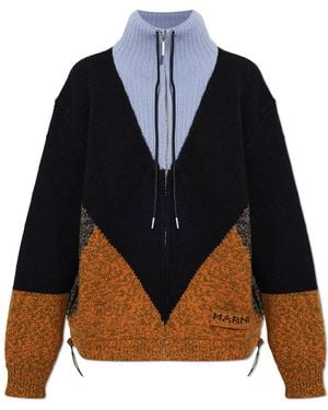 Marni Wool Cardigan - Blue