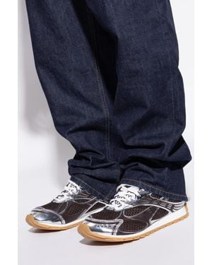 Bottega Veneta "Orbit" Sports Shoes - Blue