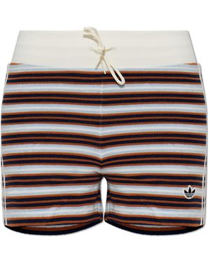 adidas Originals Shorts With Logo - Brown