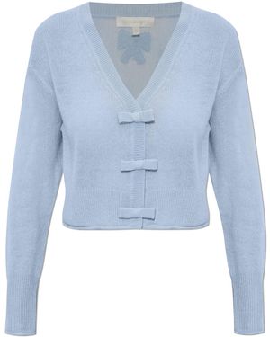 LoveShackFancy Cardigan "Luisella" - Blue