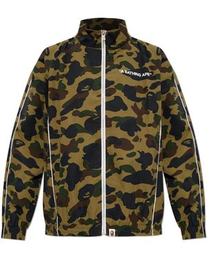 A Bathing Ape Light Jacket With "Moro" Motif - Green