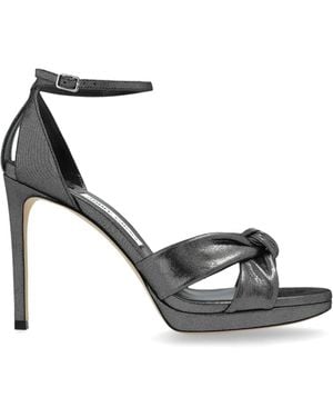Jimmy Choo Platform Sandals "Rosie" - Metallic
