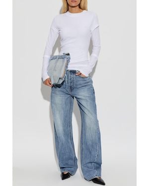 Alexander Wang Long Sleeve T-Shirt - Blue