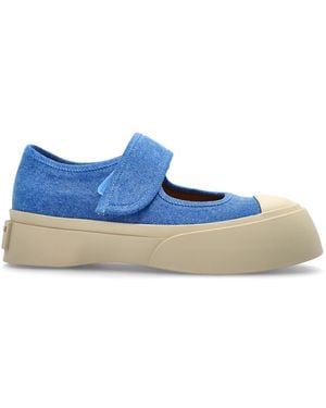 Marni Platform Trainers - Blue