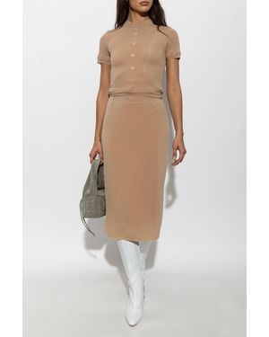 Maison Margiela Double-Layered Top - White