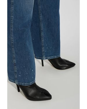 Maison Margiela Heeled Ankle Boots With 'Tabi' Split Toe - Blue