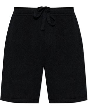 Dolce & Gabbana Shorts With Embroidered Logo On The Pocket - Black
